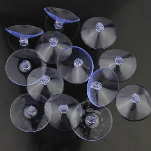 50pcs Diameter 4cm Powerful Sucker Wedding Supplies Wedding Car Decoration Transparent Rubber Sucker Glass Suction Cups