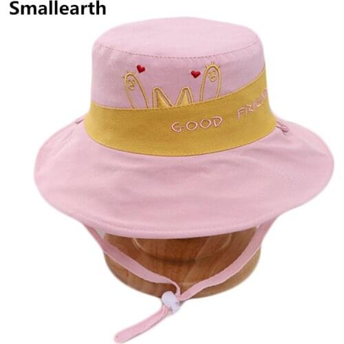 New Spring Summer Outdoor Baby Girls Hat Casual Fisherman Hat Children Sun Beach Hats Kids Sun Caps Boys Sunscreen Bucket Cap