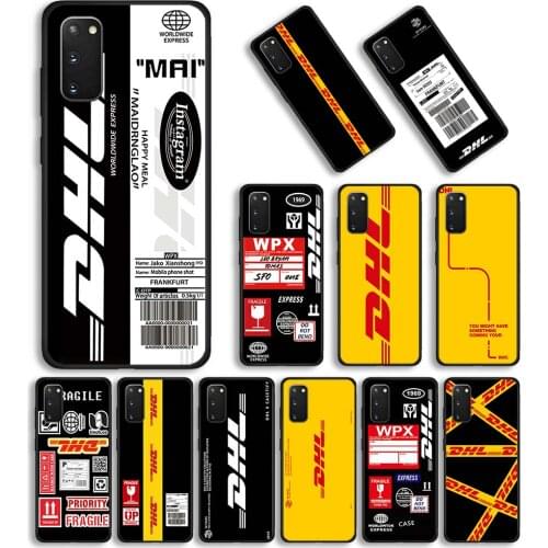 Silicone Soft Phone Case DHL Express Painted for Samsung Galaxy S20 FE S21 Ultra 5G S8 S9 S10 S20 Plus S10e TPU Cover Coque