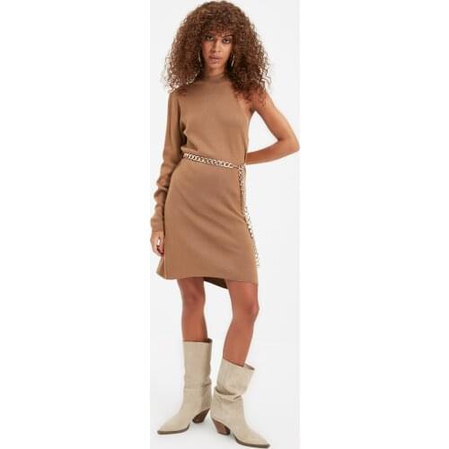 Trendyol One Shoulder Knitwear Dress TWOAW22EL0536
