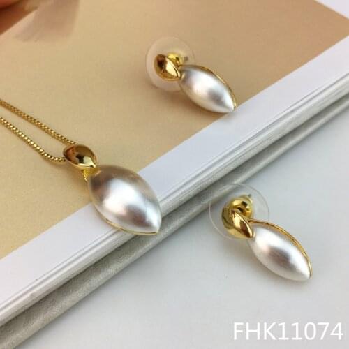 Yuminglai Simple Jewelry Fine Jewelry Sets Pendants for Women FHK11074