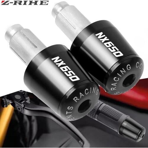 Motorcycle CNC Handlebar Grip Bar End Caps For Honda NX650 Dominator NX650 NX 650 1988 - 1996 1989 1990 1991 1992 1993 1994