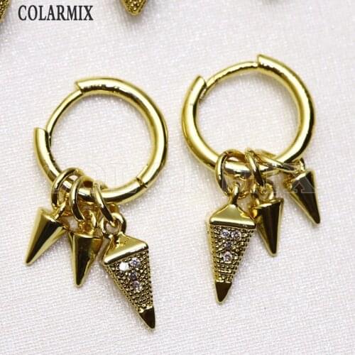 5 pairs multi Bullets earrings drop earring mix colors earrings fashion jewelry for women 51055
