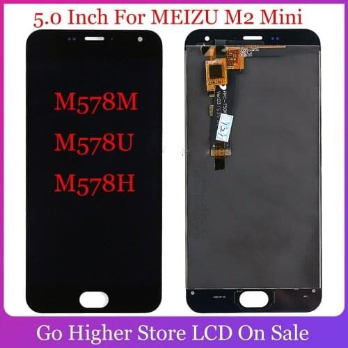5.0 Inch For MEIZU M2 Mini Lcd Display Touch Screen Encoding Converter Assembly For Meizu M2 M578M M578U M578H Meilan M2