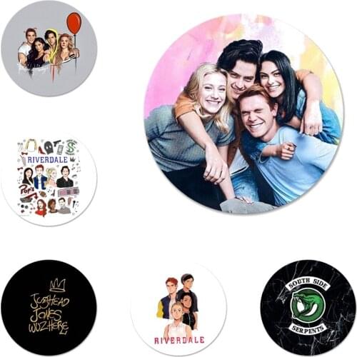 American TV Riverdale Southside Serpents Icons Pins Badge Decoration Brooches Metal Badges For Backpack Decoration