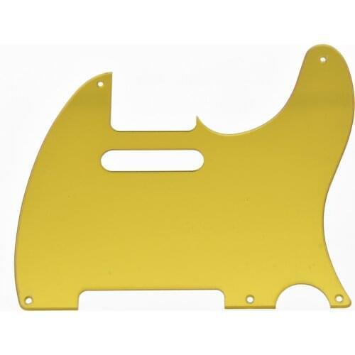 Gold Mirror Vintage 5 Hole TL Pickguard Scratch Plate
