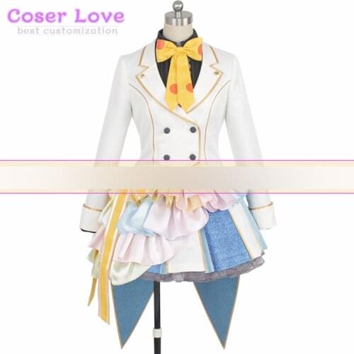 Zombie Land Saga Hoshikawa Lily Ririi coat shirt skirt Cosplay Carnaval Costume New Years Christmas Costume