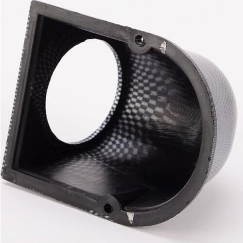 2" 52MM Carbon Fiber Look Pillar 1 Hole Single Gauge Meter Mount Holder Pod