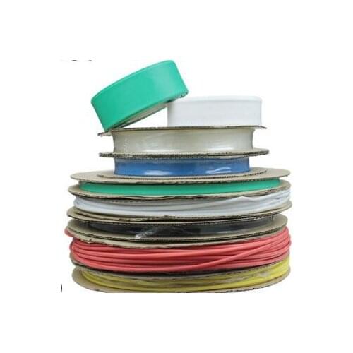 4mm 4.5mm Red Green Blue Yellow White Black Clear heat shrinkable tubing heat shrink tubing Connector ROHS x 200Mtr
