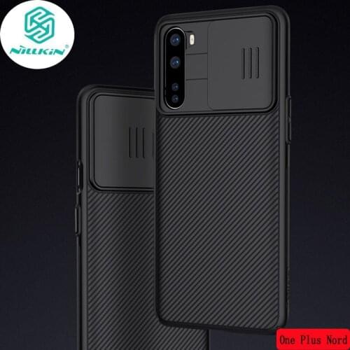 For One Plus Nord Case Nillkin Camera Protective cover for oneplus Nord 1+Nord 5G Slide Protect Protective Case Lens