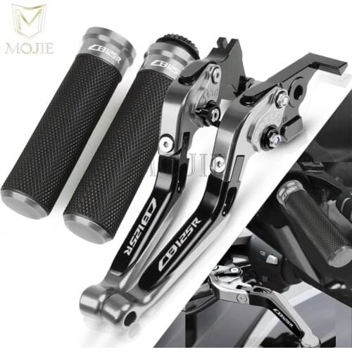 For Honda CB125R CB 125R CB 125 R CB125 R 2011-2020 2019 2018 2017 Motorcycle CNC Brake Clutch Levers Handlebar Hand Grips Set