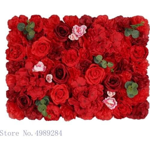 Artificial Flower Silk Rose Background Wall Outdoor Decoration Props Wedding Hanging Decoration Halloween Christmas Wedding