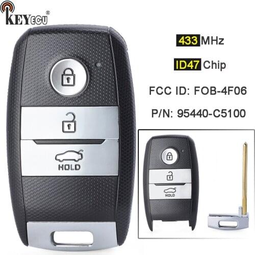 KEYECU 433MHz ID47 95440-C5100 FCC: TQ8-FOB-4F06 Keyless-Go Smart Remote Key Fob for Kia Sorento 2015 2016 2017 2018