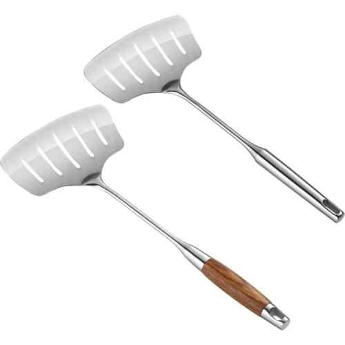 Fish Spatula, Slotted Spatula with Long Handle,Pancake Spatula,for Turning & Flipping At Frying&Grilling