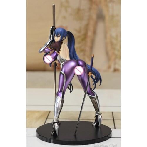 New Sexy Statue Ninja Yukikaze Rinko Akiyama Pole Dance Queen Ted Taimanin Yukikaze 2 Anti-Demon Figure Anime Model Toy