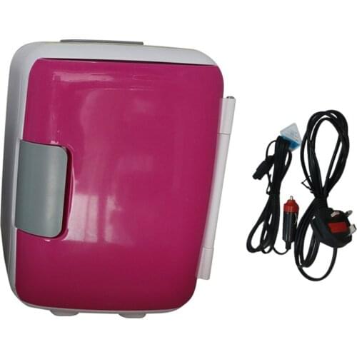 New 4 Liter Portable Compact Personal Fridge Cools & Heats Great for Bedroom Office Car Dorm Portable Makeup Skincare Fridge