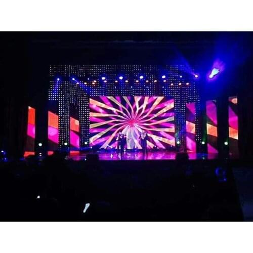 P10 smd rental led cabinet hanging advertising beam truss flexible led video screen