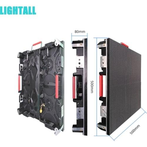 HD Full Color LED Display SMD P3.91 Outdoor 128x128dots 500x500mm Cabinet Rental led pantalla For Advertising