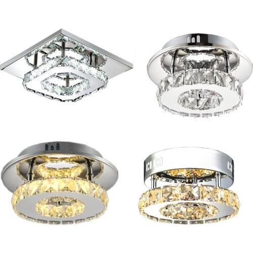 Ceiling lamp Crystal LED Ceiling Lights for living room corridor aisle Modern Indoor Luxury Hotel Lobby Lighting decorative