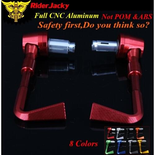 RiderJacky For Honda CRF 50F 125F 150 190R 250X CBR 1000RR Motorcycle 7/8" Handlebar Grips Brake Clutch Levers Guard Protector