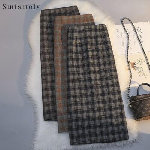 Sanishroly Slit Pencil Skirts