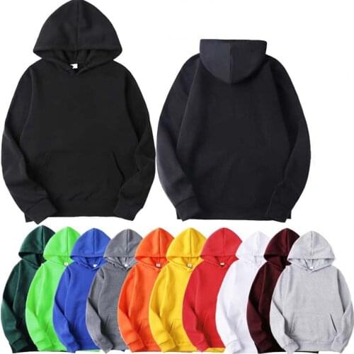 Fashion Brand Mens Hoodies 2021 Spring Autumn Male Casual Hoodie Sweatshirts Mens Solid Color Hoodies Sweatshirt Tops 15 Color