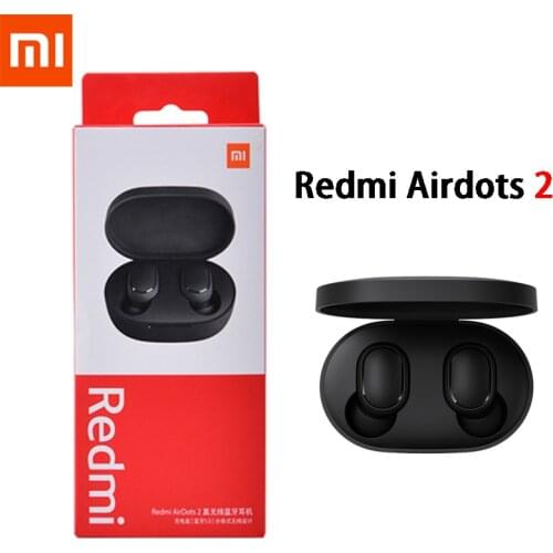 Xiaomi Redmi AirDots 2 Wireless Bluetooth 5.0 TWS Earphone Headset Stereo Handsfree Earbuds Mi True Wireless AI Control