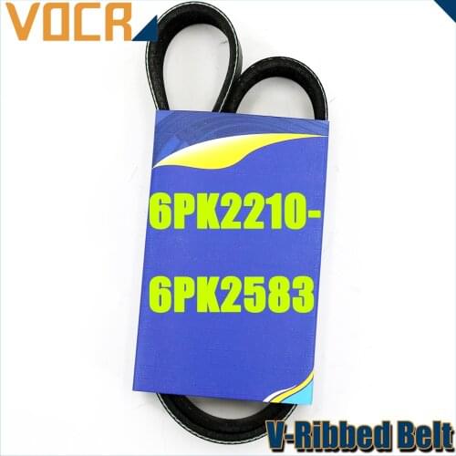 VOCR 6PK V-belt Engine V-belt Belt Tensioner Idler Pulley For BYD Ford Toyota Nissan Besturn Buick Mazda JEEP Cadillac Benz