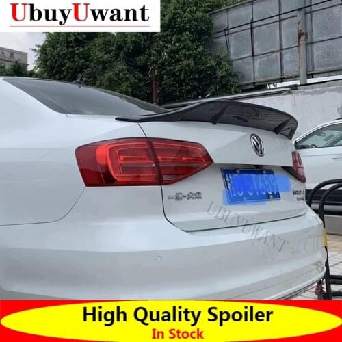Fit For Volkswagen Sagitar Jetta2017 2018 ABS / Carbon Fiber Exterior Rear Spoiler Tail Trunk Boot Wing Decoration Car Styling