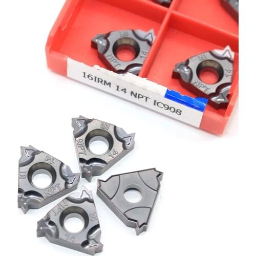 Inserts 11IR 16IR 27NPT 18NPT 14NPT 11.5NPT 8NPT 60angle Thread turning tool Tungsten Carbide Insert Threading Lathe Cutter Tool