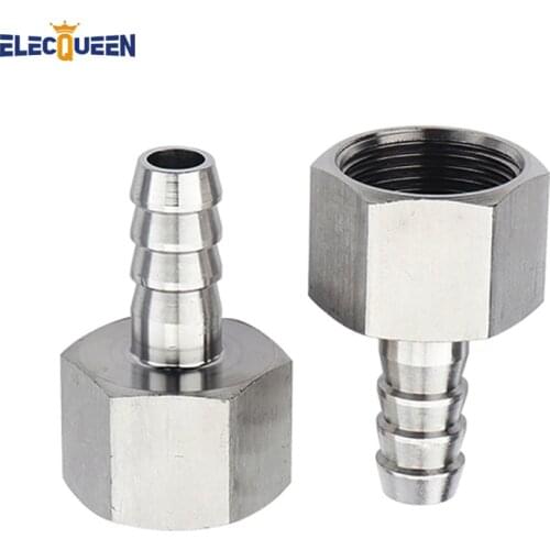 Stainless Steel Hose Barb-1/2" BSP X 8mm Barb,Homebrew Hardware, Pump fitting