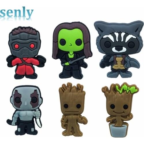 1pc PVC Shoe Charms Shoe accessories Shoe decoration Shoe Buckles Accessories Fit Wristband Croc JIBZ