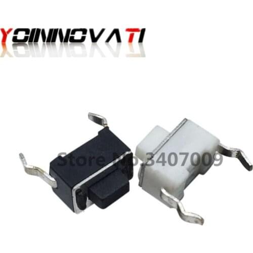 1000pcs Panel PCB Momentary Tactile Tact Push Button Micro Switch 2 Pin DIP Light Touch 3*6*4.3 mm/3*6*5mm Keyboard