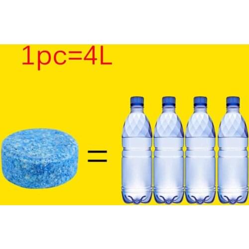 6 Pcs Car Auto Windscreen Cleaner Agent Pills Effervescent Tablets Glass Water Solid Wiper Cleaner Amazing