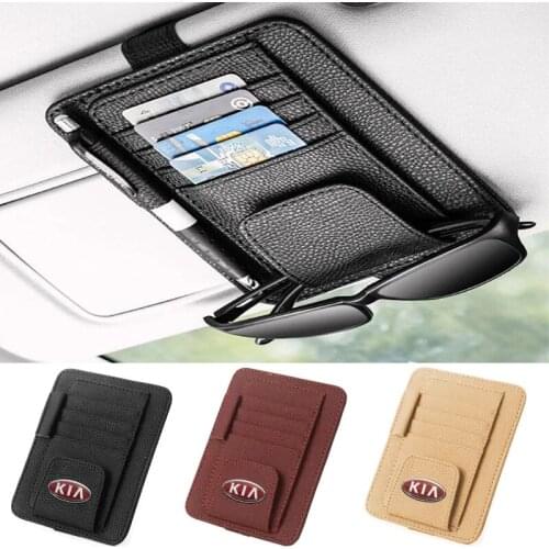 Car Sun Visor Clip Storage clip For ceed Rio 3 4 sportage stinger spectra optima soul sorento car