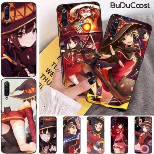Konosuba Megumin Phone Case For Xiaomi Mi 9 9T CC9 CC9E 8 SE Pro A2 Lite 6X 5 A3 A1 Max Mix 2 3