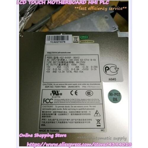 For Power HG2-6400P Rated 400W Industrial Computer Power Supply Warranty For Three Months