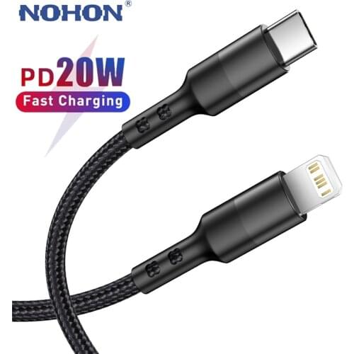 PD Fast Charge Charger Cable USB C to Lightning Cable for iPhone 12 Mini 11 Pro Max X XS XR SE2 8 7 Plus Type c Wire Cord 1m 2m