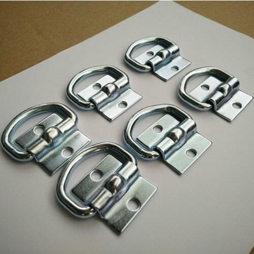 6PCS Deck Strap Ring Lashing Rope D ring Tie Down Point Anchor for Trailers RV Parts Camper Caravan Accessories