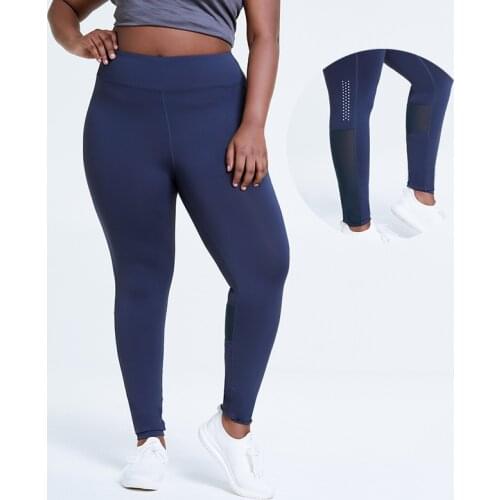 JPlus Size Running Quick-drying Fitness Seamless Leggings High Waist Hip-lifting Yoga Pants Workout Sports Tights Big Women