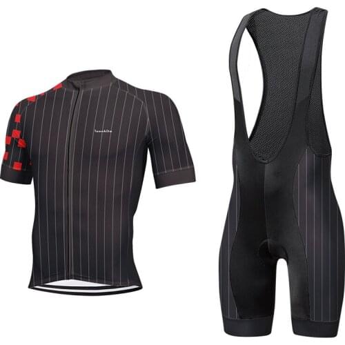 Summer Runchita New Cycling Jersey Short Sleeve Set Maillot Ropa Ciclismo Uniformes Quick-dry Bike Clothing MTB Cycle Clothes