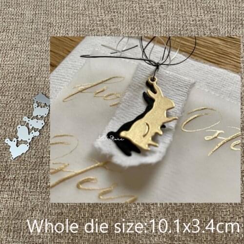 XLDesign Craft Metal Cutting Dies stencil mold Bunny pendant decoration scrapbook Album Paper Card Craft Embossing die cuts