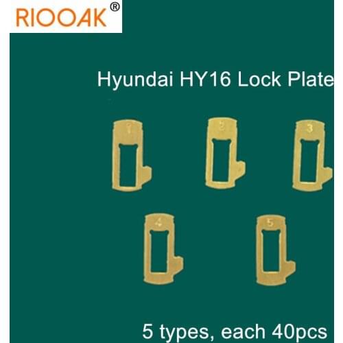 200pcs/lot HY16 Car Lock Repair Kit Accessories Brass Material Car Lock Reed Plate For Hyundai Elantra For Kia K2 K3 Fort