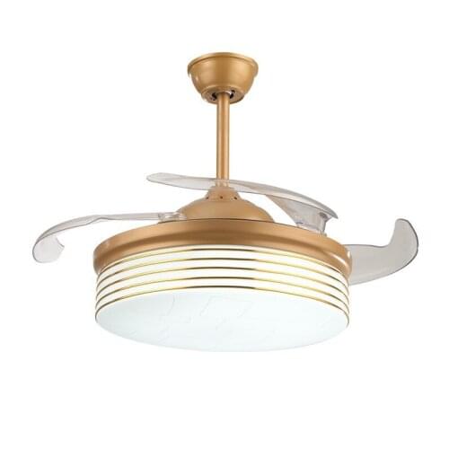 Invisible fan lamp Modern living room ceiling fan dining room energy-saving ceiling fan lamp bedroom led invisible fan lamp