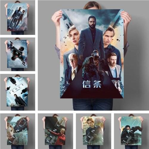 Director Nolans Work Scifi Action Movie Tenet Canvas Painting Anime Poster Print Nordic Wall Art Picture Modern Home Decoration