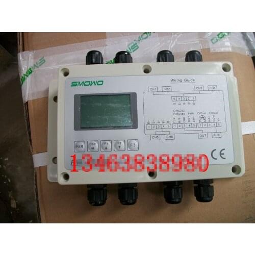 1PCS X ,Weighing sensor transmitter 485 Modbus communication protocol PLC Link 6-way compression dynamometer amplifier, Free shi
