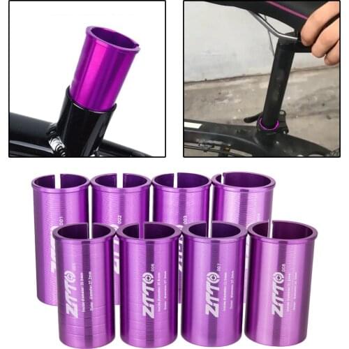 Seat post shim reduction sleeve conversion adapter for mountain bike BMX