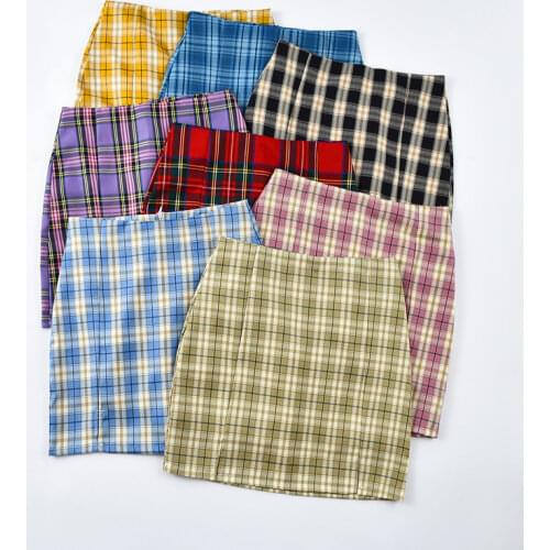 QEENRAAN Slit Pencil Skirts