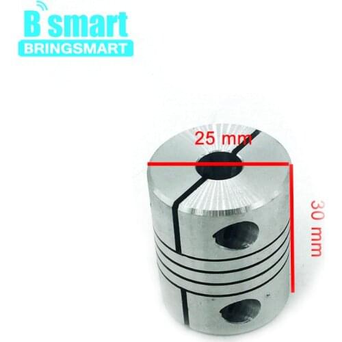Bringsmart 4mm 6mm 8mm Gear Motor Shaft Coupling Screwed Coupling Round Shape Shaft Diameter Mini Tool For DIY Parts Car Motor