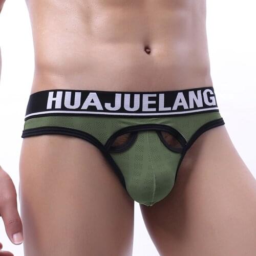 Convex Penis Pouch Boxer brief Mans Breathable Sport Underpant Sexy Mans Hollow Briefs Mens Bikini Swimming Trunks Underwear